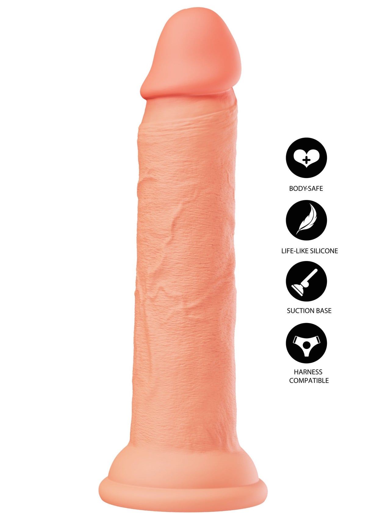 Realistico Dong in silicone liquido da 17 cm